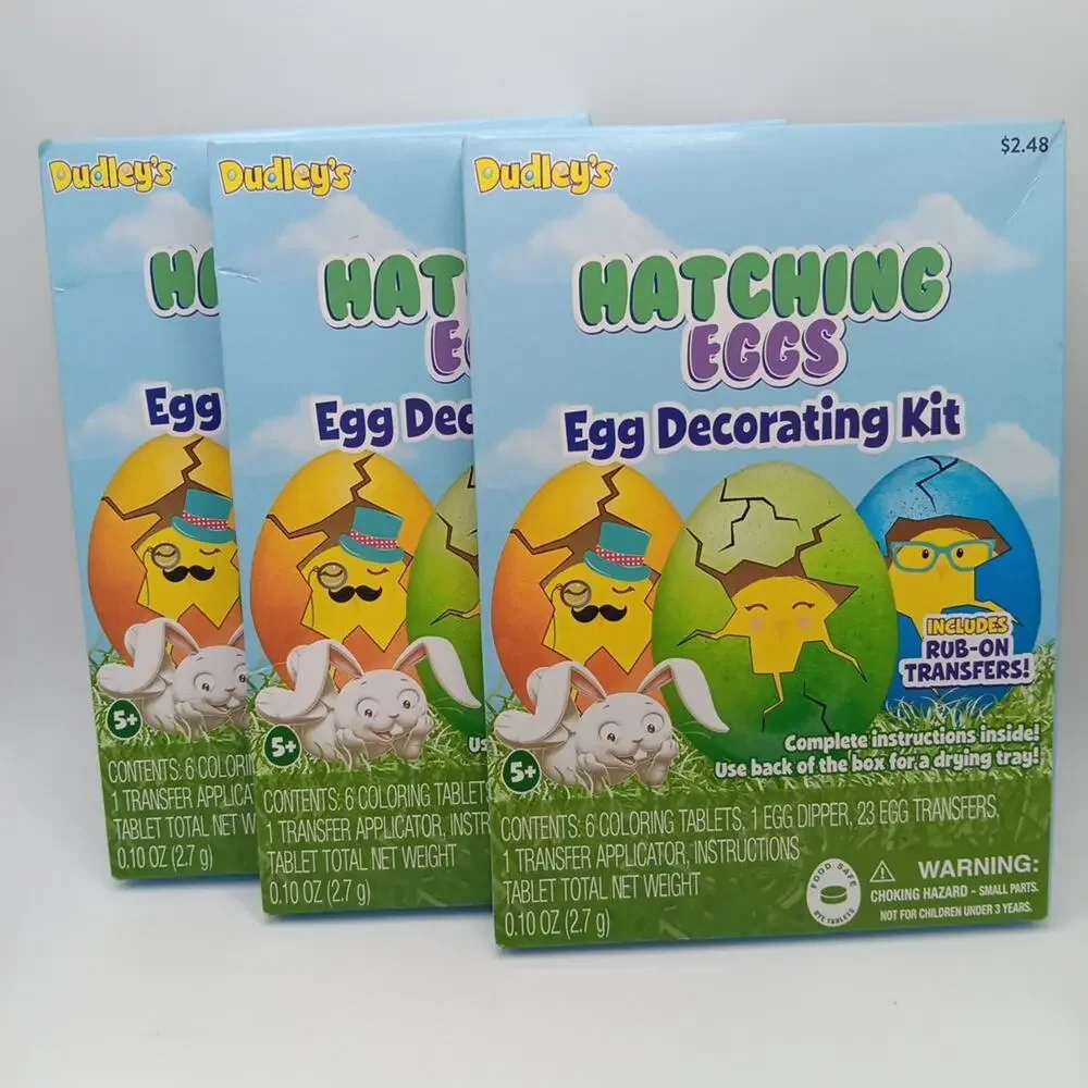 EASTER EGG DECORATING COLOUR 8 Boxes PAAS Dino & Classic, SCENTOS, Hatching NEW